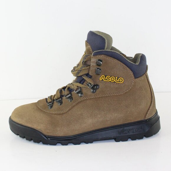 Asolo Brown Suede Hiking Boots (9 US) - Picture 5 of 11